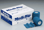 3"x5 yd. Medi-Rip®, self-adherent bandage, blue - 12 per box